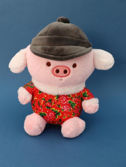 Мягкая игрушка &quot;Winter pig&quot;, red, 23 см 