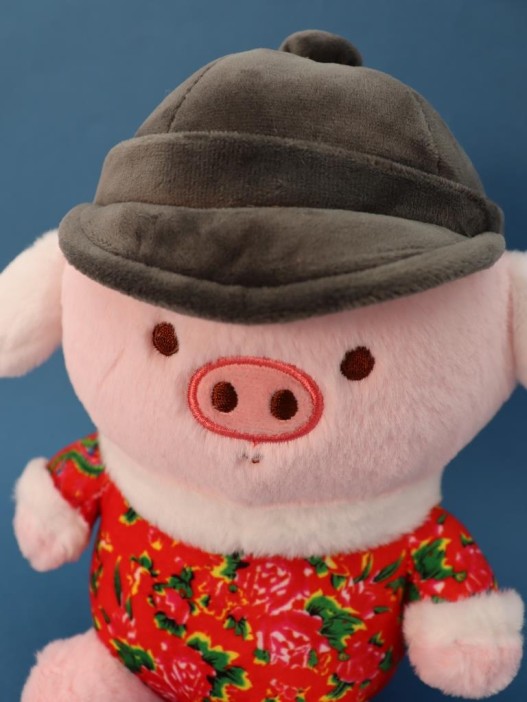 Мягкая игрушка &quot;Winter pig&quot;, red, 23 см 