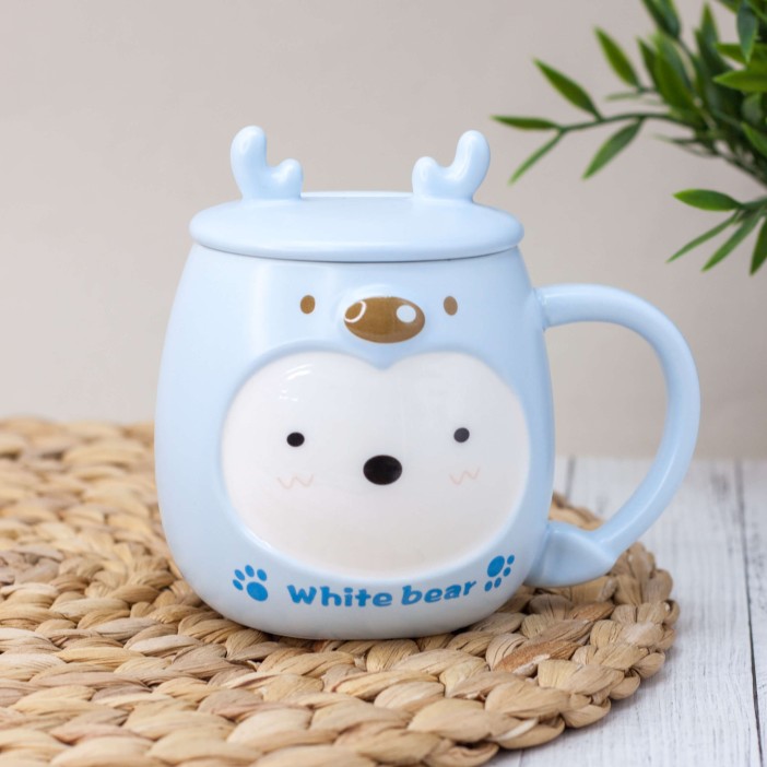 Кружка "Deer bear", blue (430 ml) 