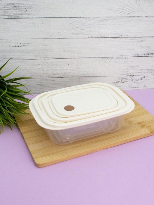 Набор контейнеров 3 шт. «Smile time» (1.1 л, 0.55 л, 0.26 л) 