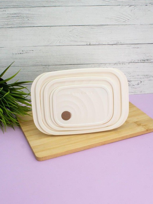 Набор контейнеров 3 шт. «Smile time» (1.1 л, 0.55 л, 0.26 л) 