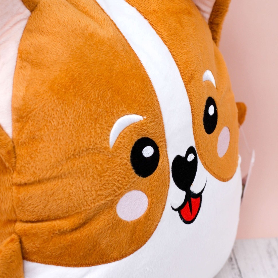 Мягкая игрушка Hugme toys "Корги", 40 см