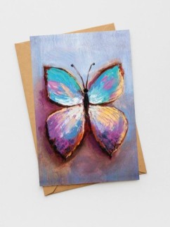 Набор двойных открыток 5 шт. «Бабочка», 10*15 см