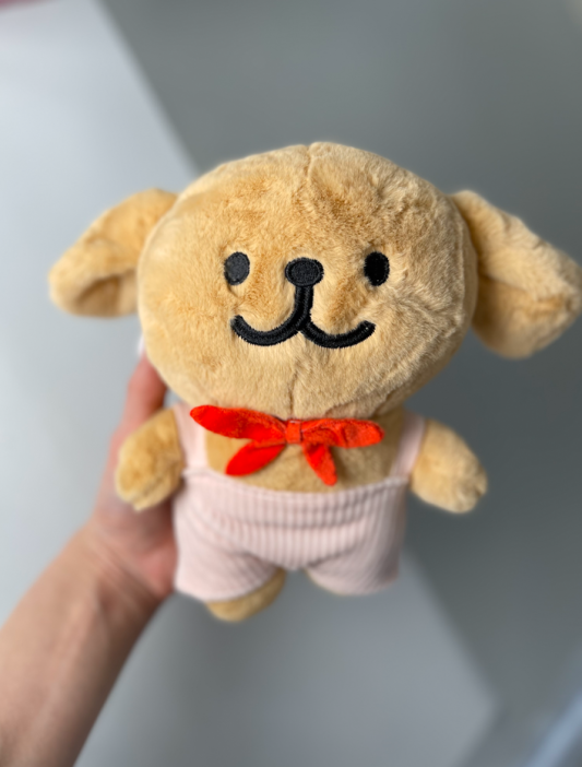 Мягкая игрушка &quot;Dog gentleman&quot;, pink, 20 см 