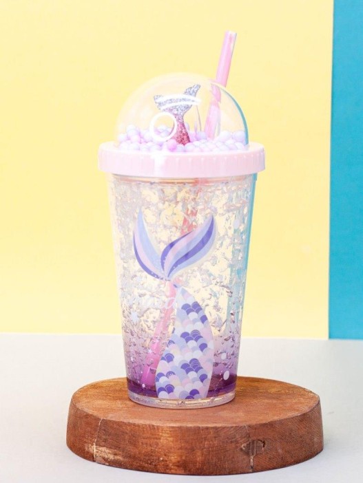 Тамблер iLikeGift &quot;Mermaid ball&quot;, pink (450 ml) 