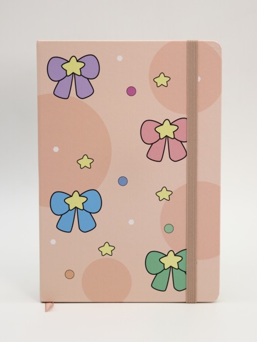 Блокнот (А5) &quot;Beautiful bow&quot;, orange (14.5*21) 