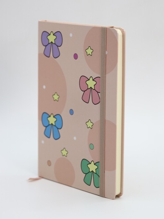 Блокнот (А5) &quot;Beautiful bow&quot;, orange (14.5*21) 