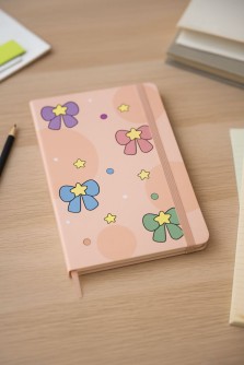 Блокнот (А5) "Beautiful bow", orange (14.5*21)