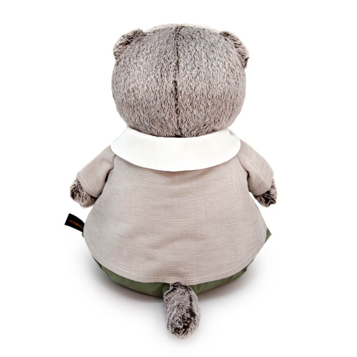 Мягкая игрушка "Кот Басик в комплекте с цветком" (19 см) 