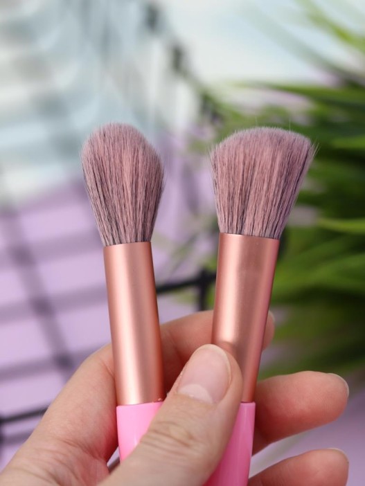 Набор кистей для макияжа "Kawaii touch", 6 кистей, pink 