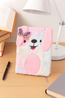 Блокнот плюшевый "Smilling dog", fullcolor, 15х21 см, плотность 80 гр.