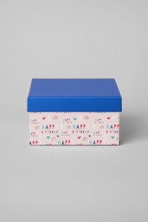 Подарочная коробка «Happy birthday», 15*15*6.5