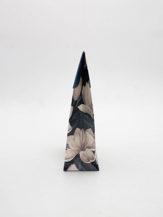 Пакет подарочный «Delicate flowers», green (12*20*6) 