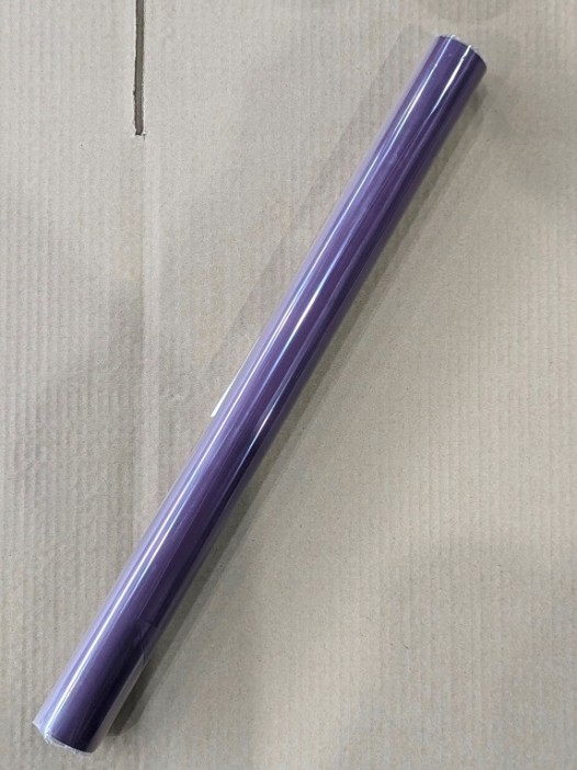 Пленка матовая  однотонная двухсторонняя баклажан 48см*10м/50мкр 