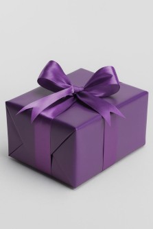 Пленка матовая однотонная двухсторонняя баклажан 48см*10м/50мкр