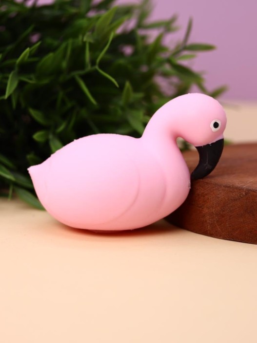 Мялка - антистресс «Squeeze flamingo», pink 