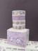 Набор декоративного скотча 4 шт. "Love and happy", purple, шоу-бокс 12 шт. 