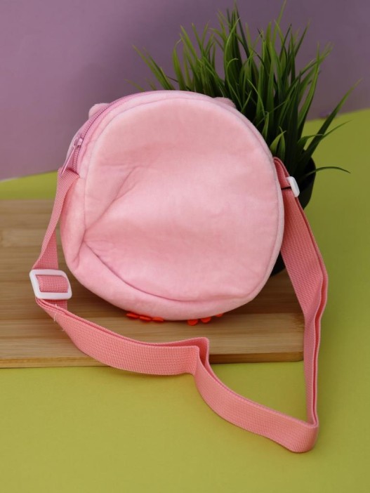Сумочка плюшевая &quot;Pink owl&quot;, pink (15,5*16 см) 