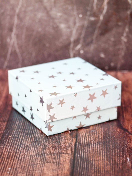 Подарочная коробка «Starry sky», blue (12*12*6) 