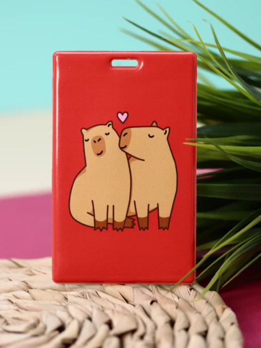 Держатель для карт «Capybara love» (6,5 х 10,4 см) 