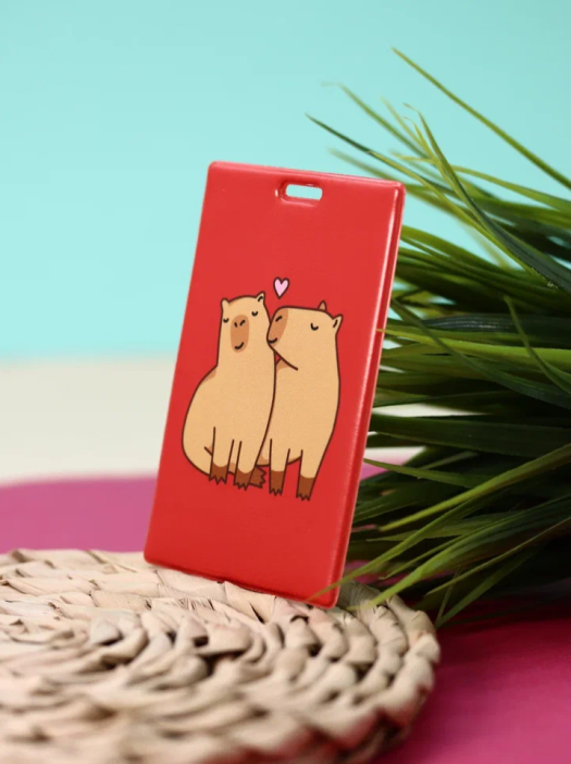 Держатель для карт «Capybara love» (6,5 х 10,4 см) 