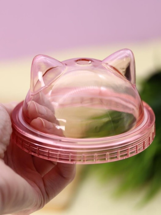 Тамблер iLikeGift "Flowers are light", pink (380 мл) 