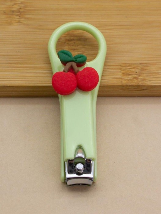 Маникюрный инструмент "Растения, вишня", зеленый 