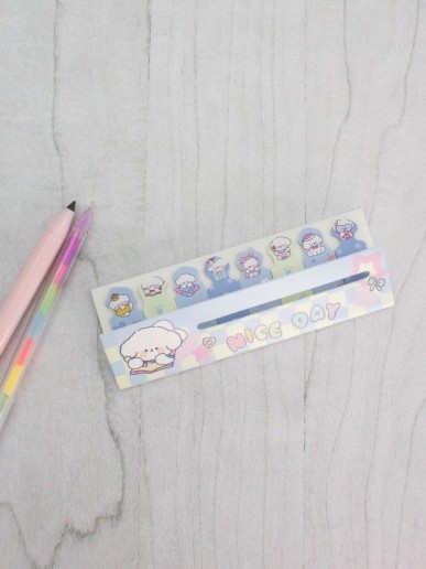 Стикеры закладки "Nice day", blue