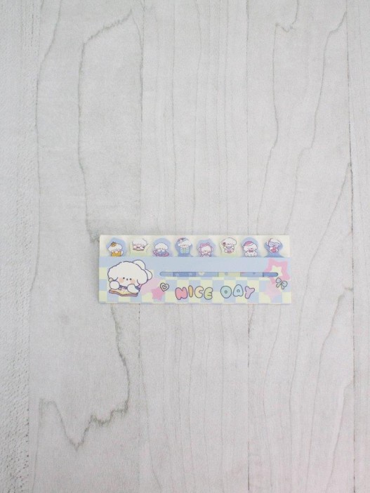 Стикеры закладки &quot;Nice day&quot;, blue 