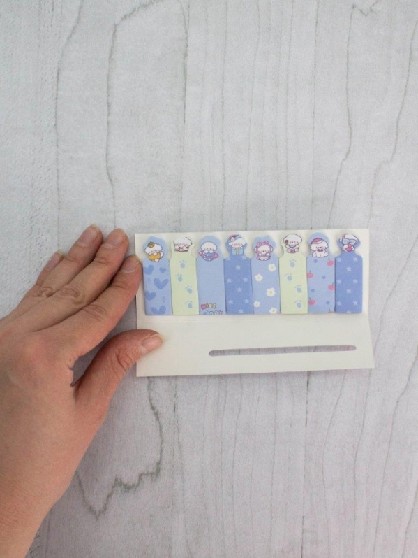 Стикеры закладки "Nice day", blue