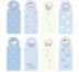 Стикеры закладки "Nice day", blue
