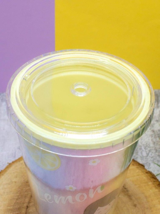Тамблер &quot;Girl lemon&quot;, yellow 