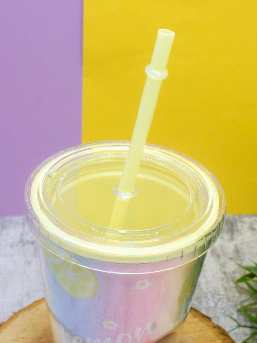 Тамблер &quot;Girl lemon&quot;, yellow 