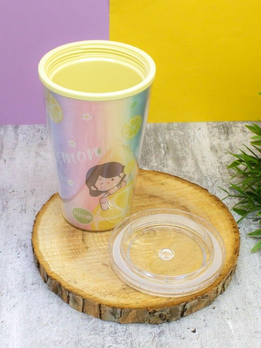 Тамблер &quot;Girl lemon&quot;, yellow 