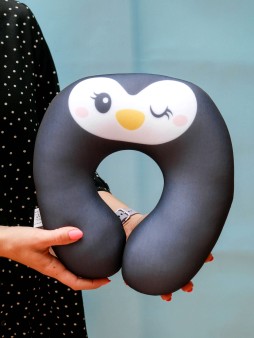 Игрушка- Подушка для шеи Hugme toys «Пингвин»