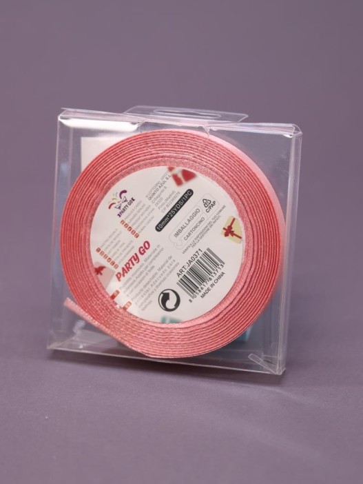 Лента для декора и подарков &quot;Ribbon of Joy&quot;, pink (1 см*1 м) 