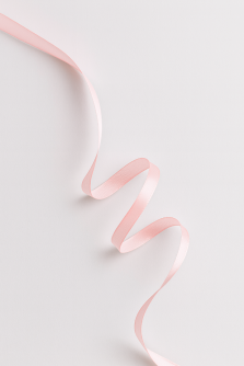 Лента для декора и подарков "Ribbon of Joy", pink (1 см*1 м)