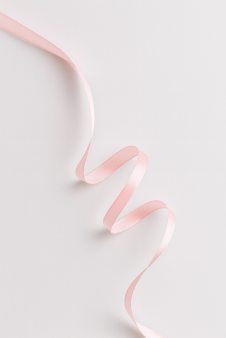 Лента для декора и подарков "Ribbon of Joy", pink (1 см*1 м)