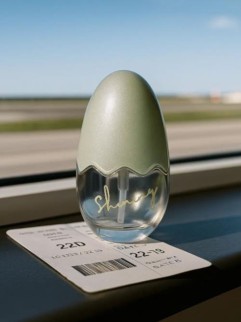 Дорожная бутылочка "Shining", yellow (45 ml)