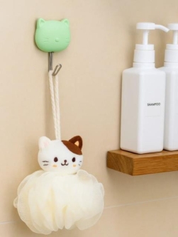 Крючок на липучке "Котенок", зеленый