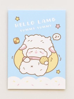 Зеркало "Hello lama", blue