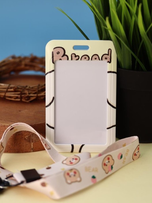 Футляр для карт на ленте &quot;Dog with bread&quot; 