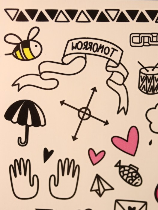 Тату - переводки "MIX love" 