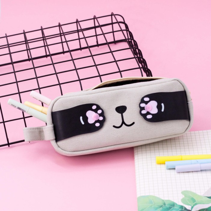 Пенал "Closed eyes", gray 