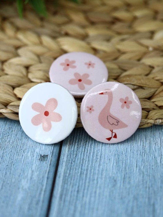 Набор значков 3 шт. iLikeGift &quot;Goose&quot; 