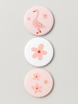 Набор значков 3 шт. iLikeGift "Goose"