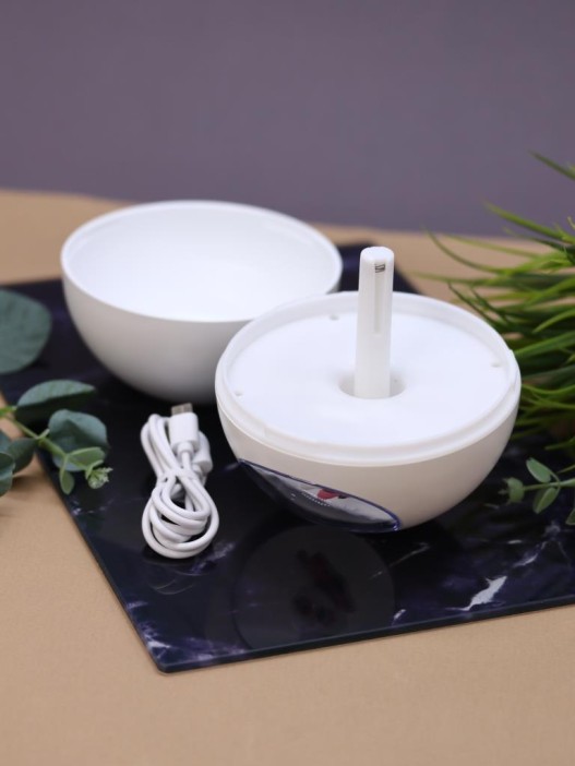 Настольный увлажнитель воздуха - ночник &quot;Bunny in pink glasses&quot;, white, (портативный, USB) 