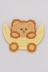 Термонашивка для одежды iLikeGift «Bear moon» 5,5*4,5 см. 
