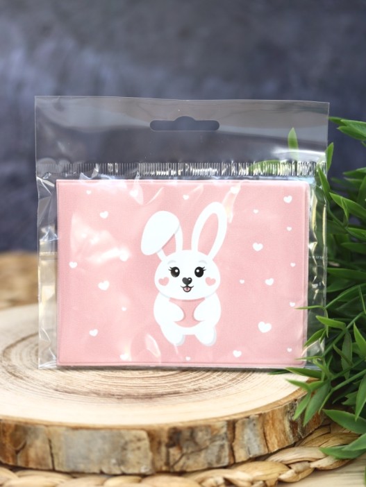 Обложка для студенческого «Love bunny», плотность 600 мкм 