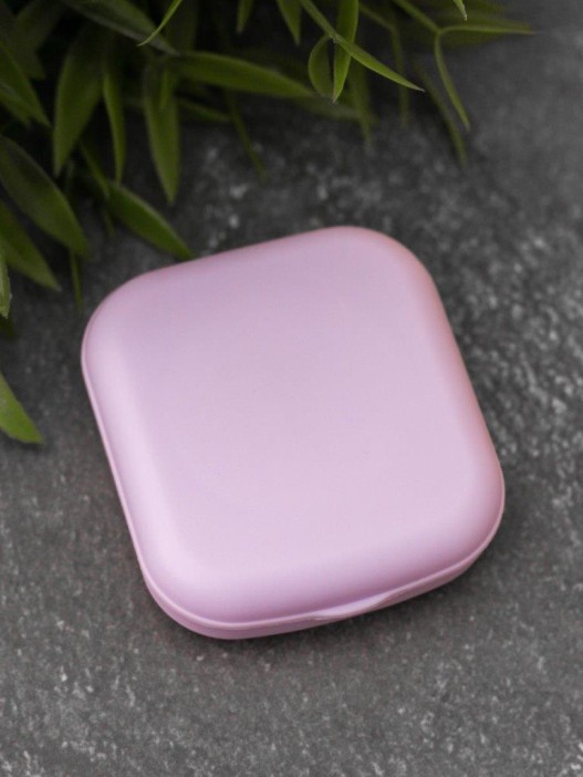 Контейнер для линз «Classic square», purp 
